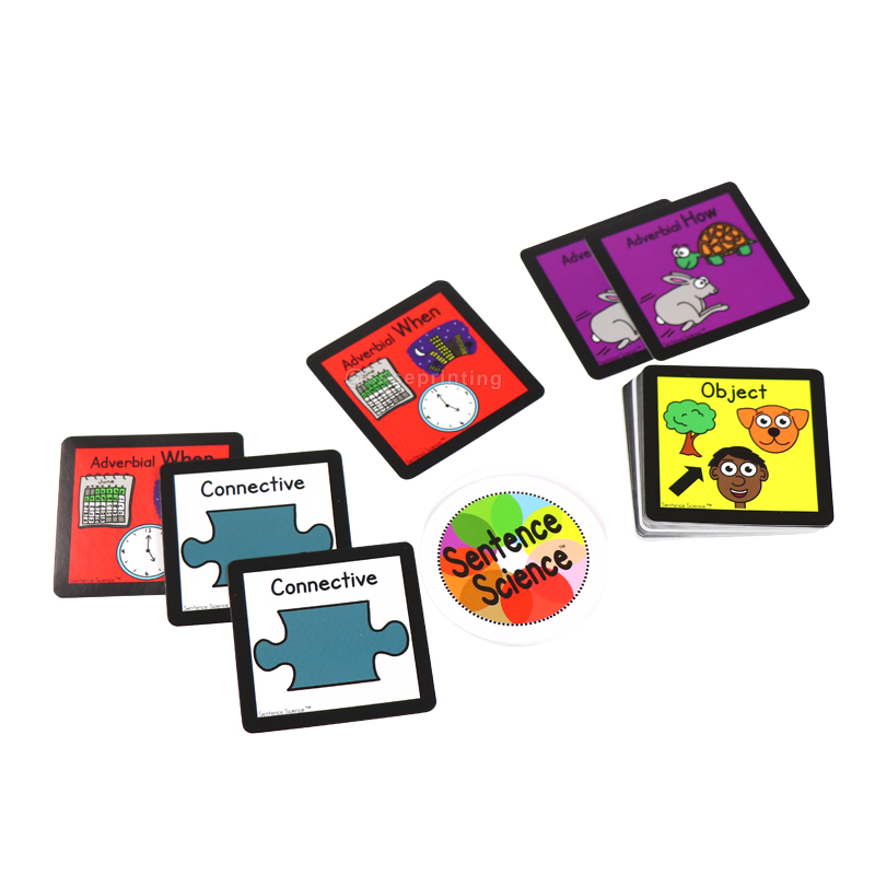 Learning Sentence Structure Cards Printing Mini Flashcard for Kids