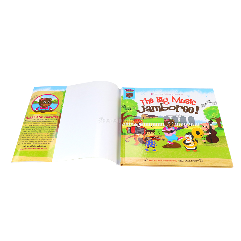 Hardcover Children Book Printing Kids Story Book with Dust Jacket