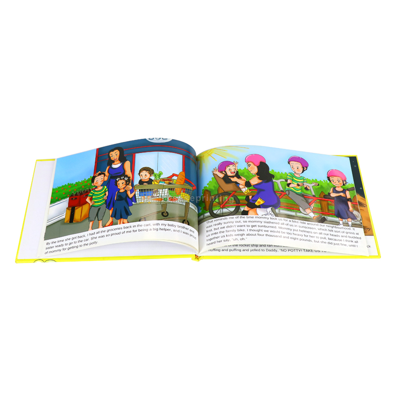 Personalized Glossy Hardcover Children Illustration Book Printing