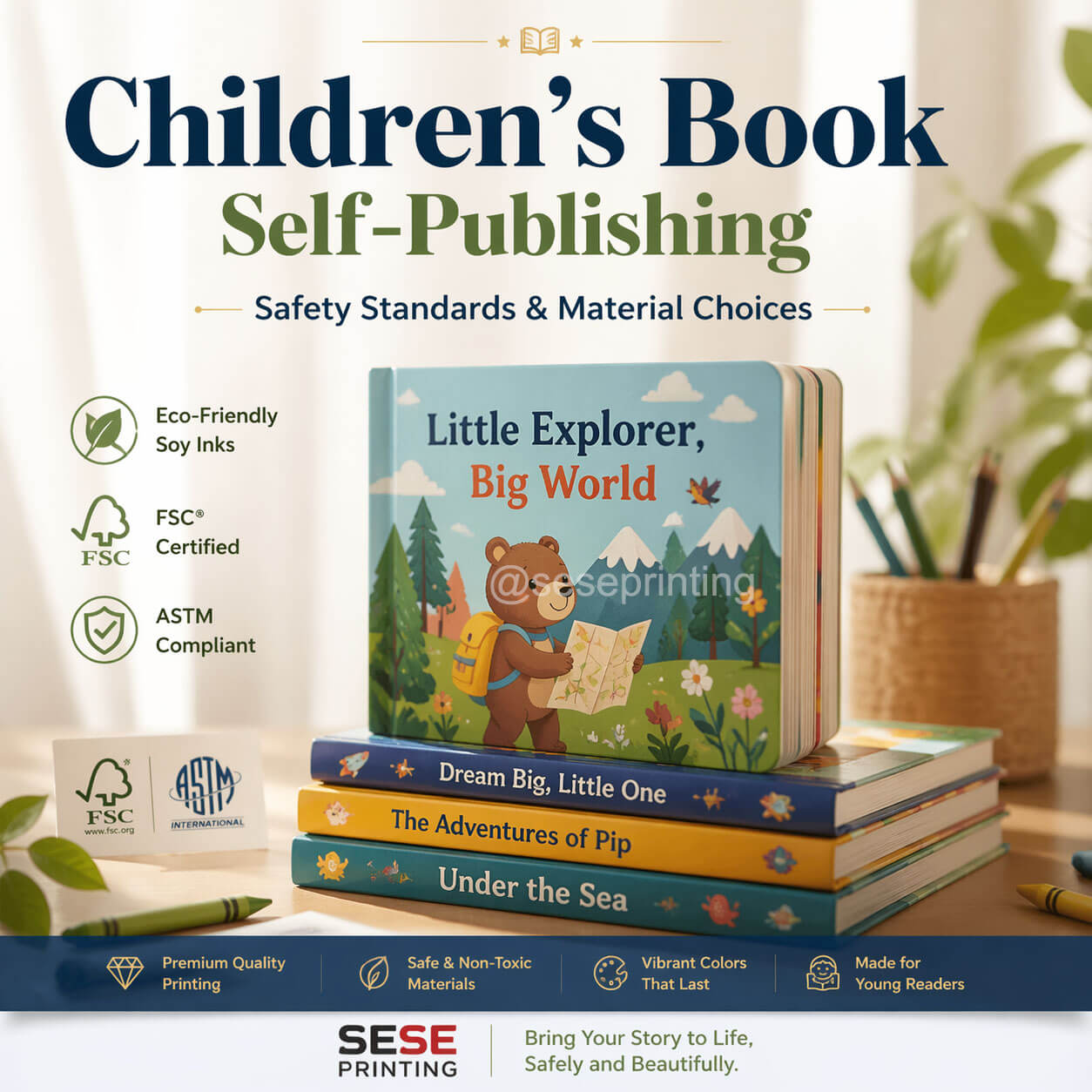 Essential Guide to Childrens Book Self-Publishing: Safety Standards & Material Choices