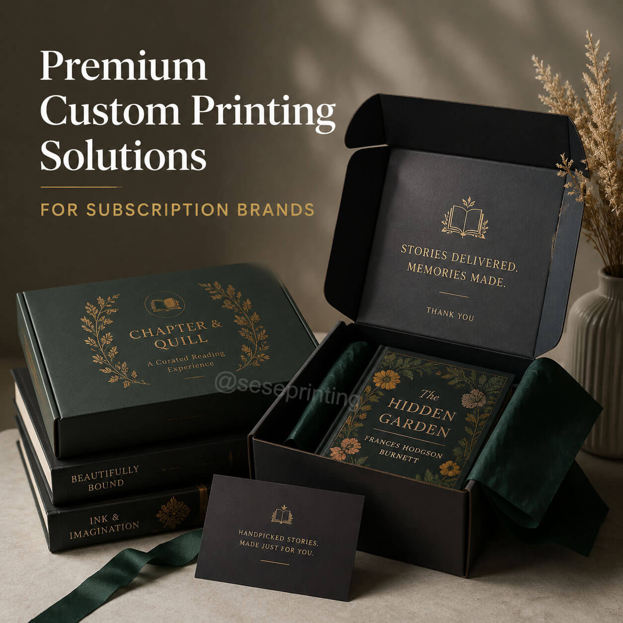 Differentiate Your Book Box: Premium Custom Printing Solutions for Subscription Brands