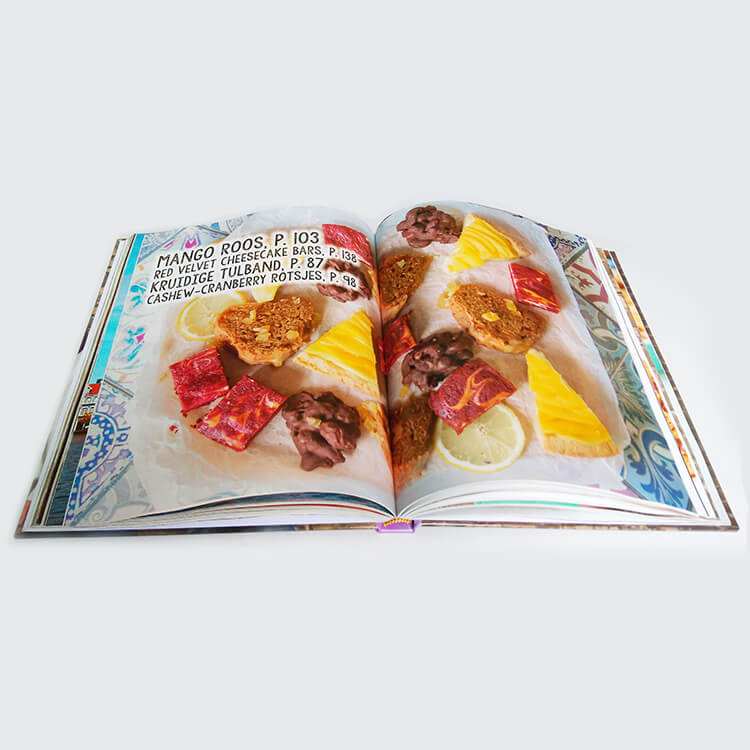 Factory print hardcover cook books
