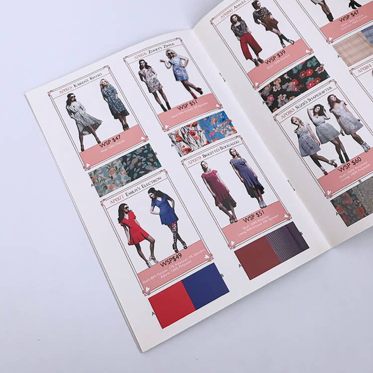 wholesale printed folder catalogue made in China