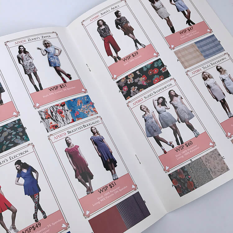 wholesale printed folder catalogue made in China