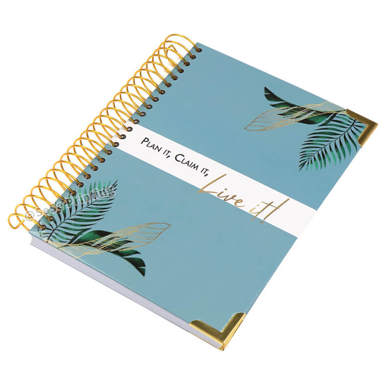 Custom Spiral Daily Weekly Printing Agenda Planner A5 Life Planner Journal Notebook