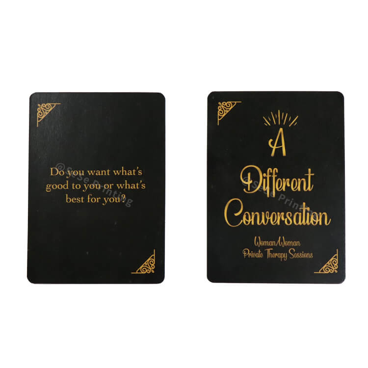 Custom Conversation Cards Question Card Game Printing for Couples Adults Party Cards with Box