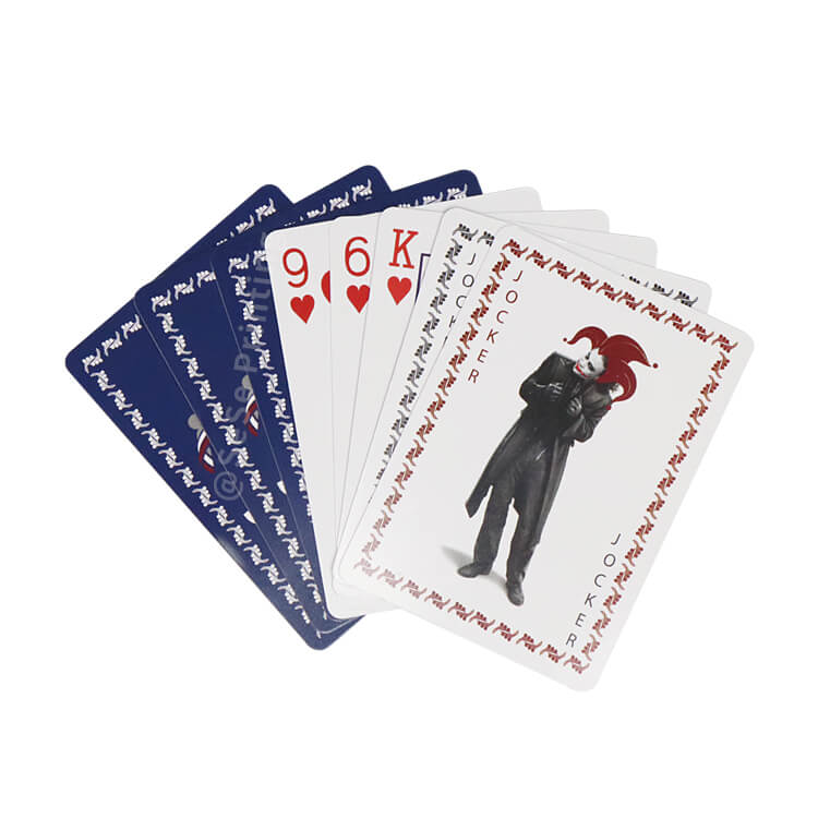 Custom Playing Card Game Printing Cardboard Poker Paper Playing Cards