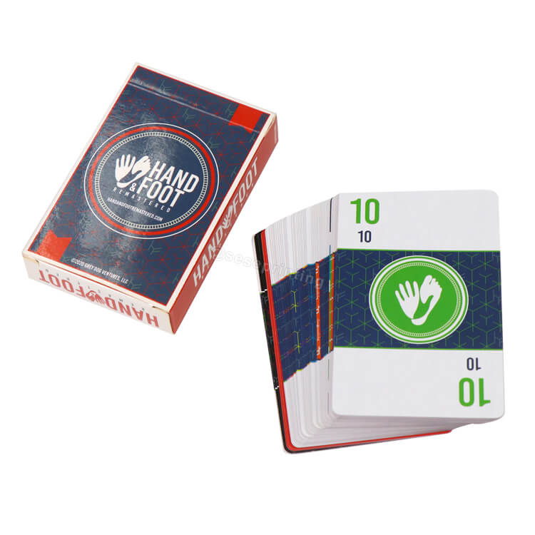Custom Your Logo Paper Printed Playing Cards Design Front and Back Both Sides Poker Card Deck