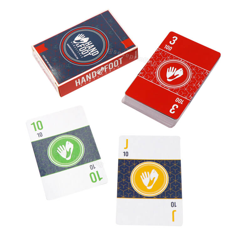 Custom Your Logo Paper Printed Playing Cards Design Front and Back Both Sides Poker Card Deck