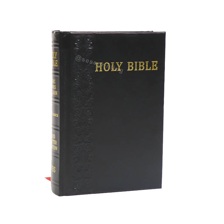 Custom Printing Full Color Leather Cover Hardcover Bible and Christian Books