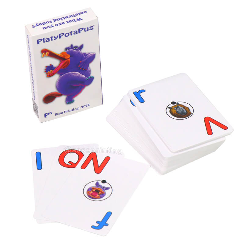 Custom Alphabet Cards Educational Flashcards Children Memory Card Game