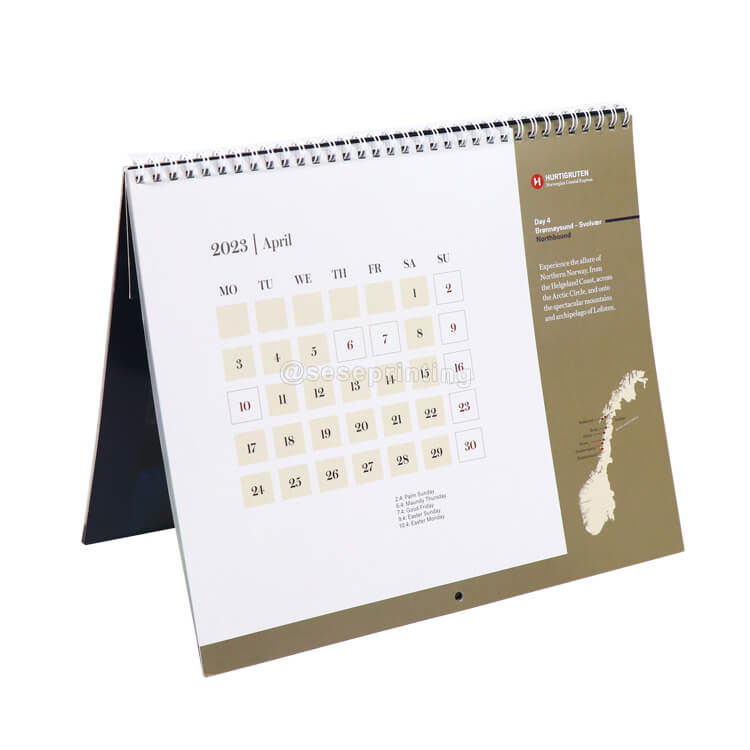 Promotion 365 Day Calendar Custom Yearly Monthly Wall Calendar Printing