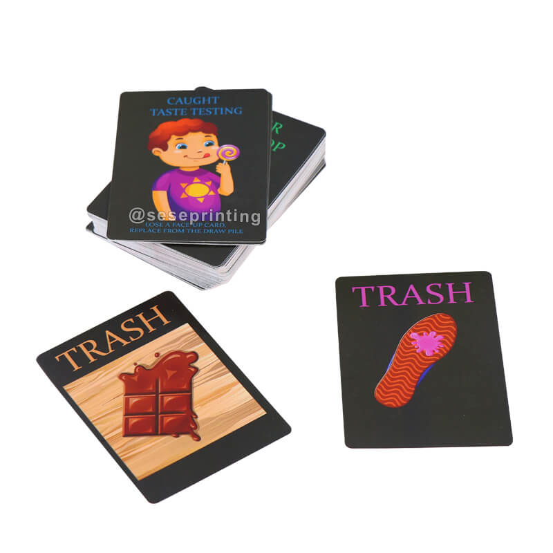 OEM Custom Flash Cards Printed Both Sides Design Educational Flashcard Printing with Box