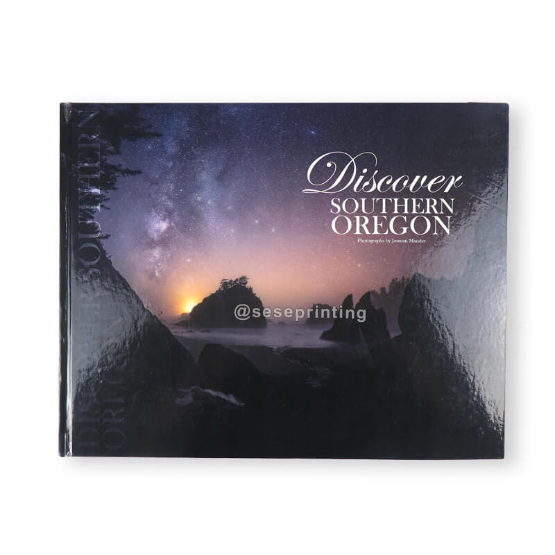 Premium Hardcover Picture Book Publishing Custom Landscape Photo Book Magazine Printing