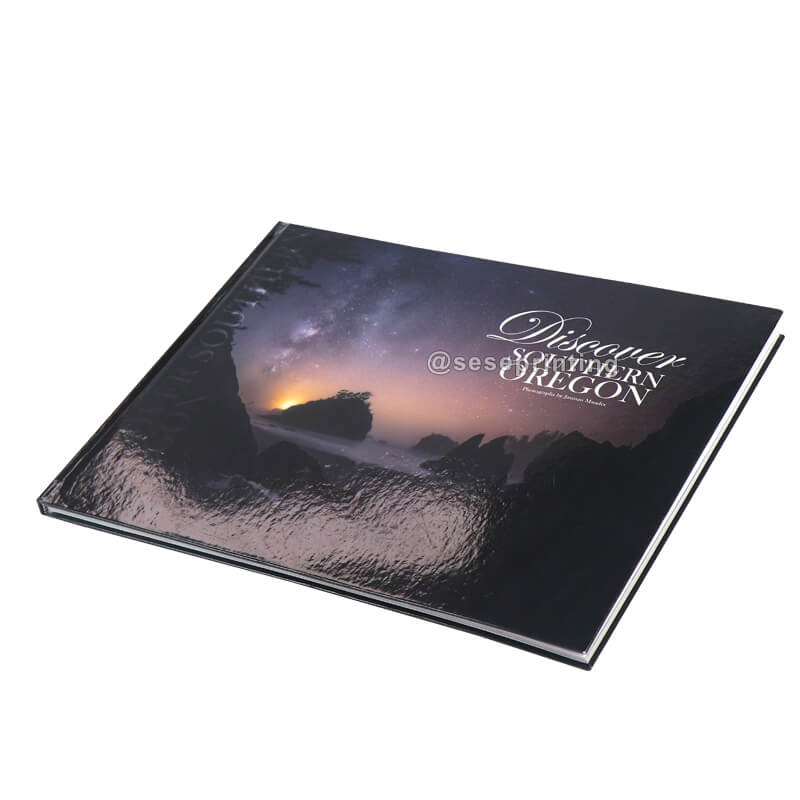 Premium Hardcover Picture Book Publishing Custom Landscape Photo Book Magazine Printing