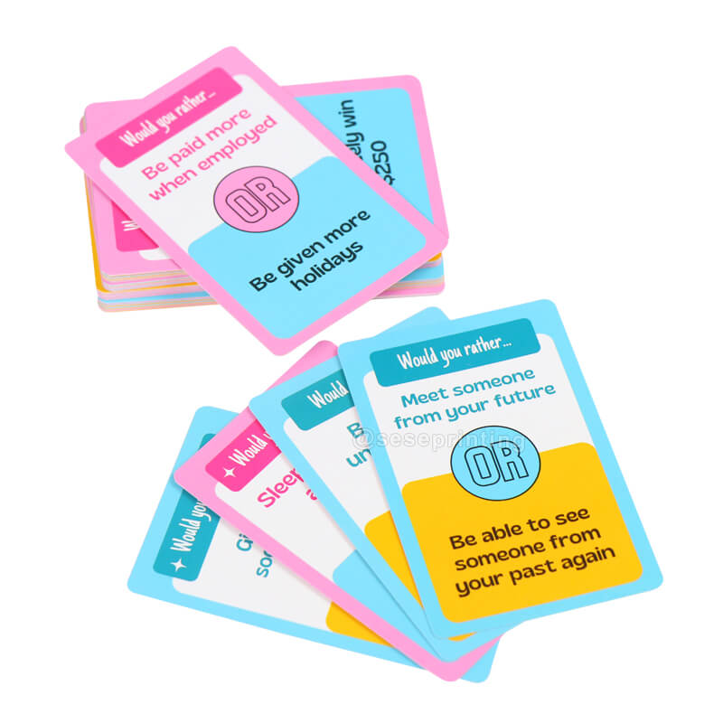 Custom Children Learning Flash Cards Printing Kids Cognitive Cards