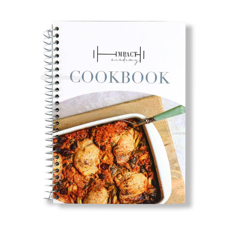 Kitchen Cooking Recipes Photo Book Spiral Bound Cookbook Printing