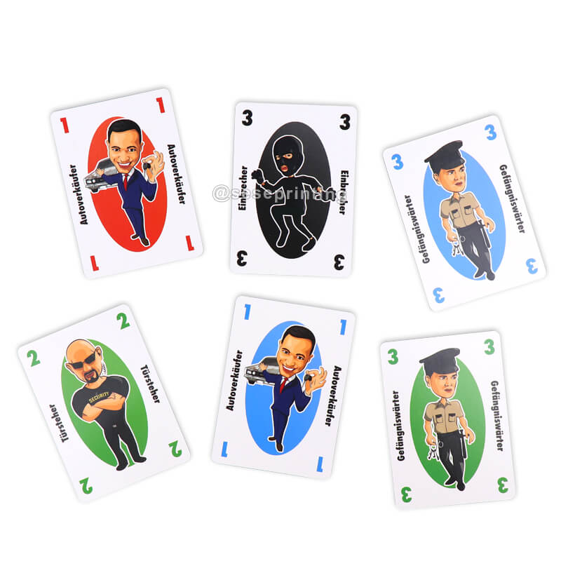 Custom Card Game Playing Card Manufacturers Printing Services