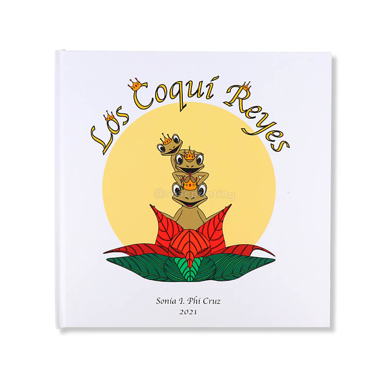Custom Print Hardcover Book Spanish Kids Children Book Printing Service