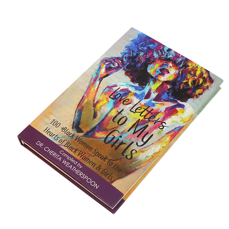 Custom Printing Fabric Hardcover Book for Black Women/Girls