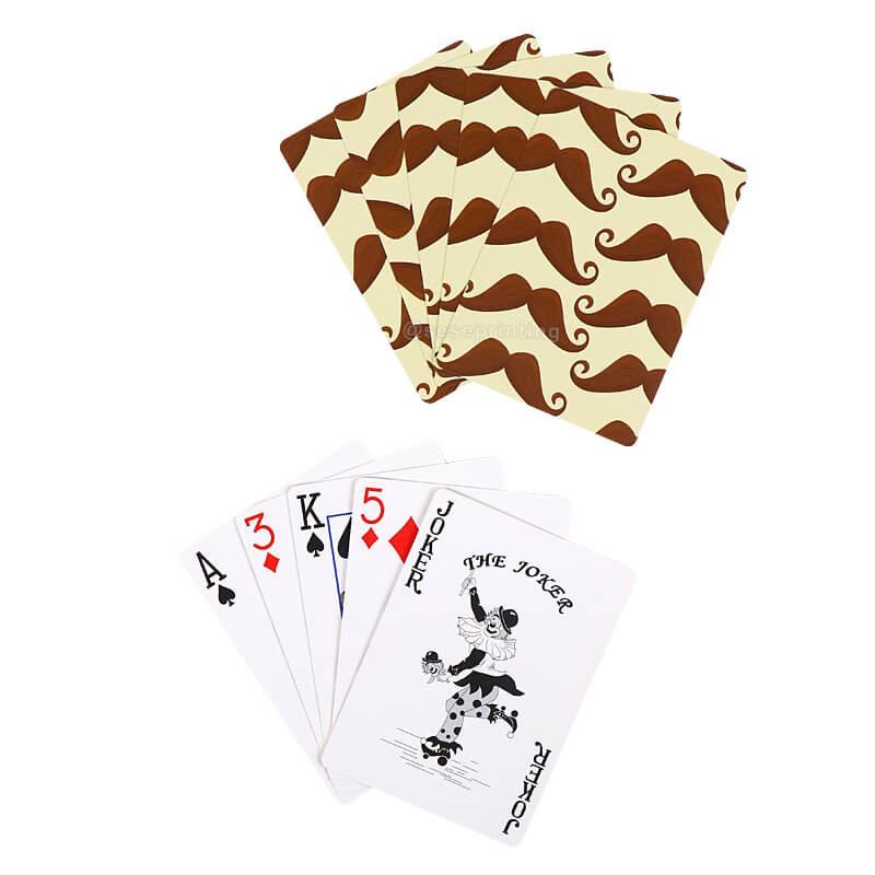 Printing Classical 54 Poker Card Playing Cards Front And Back