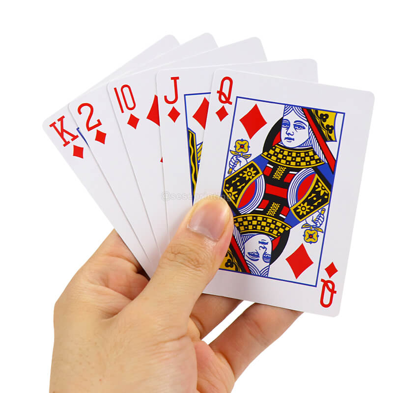 Printing Classical 54 Poker Card Playing Cards Front And Back