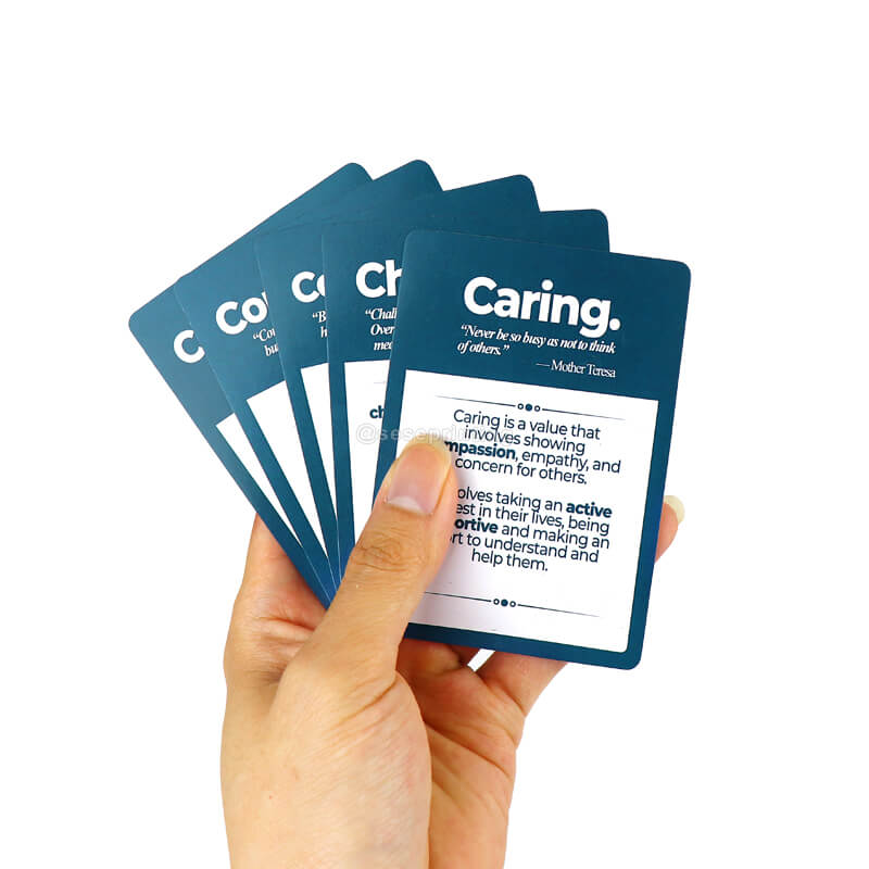 Custom Card Game Manufacturer Printed Positive Affirmation Cards