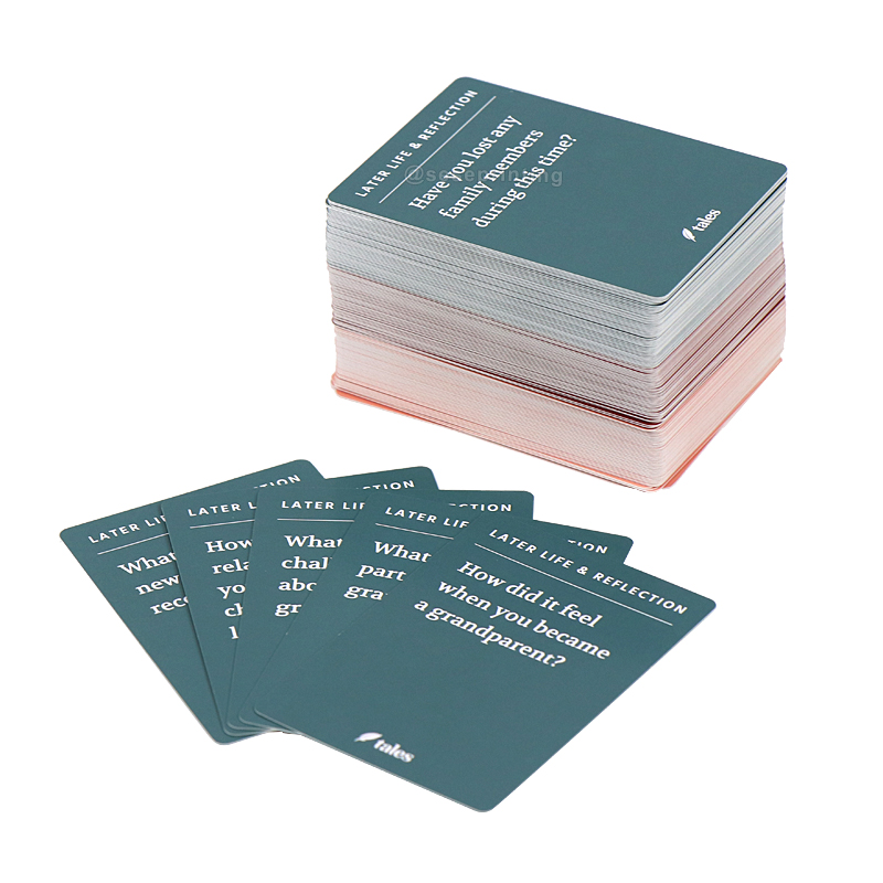 Custom Question Cards Printing Adult Playing Card Games