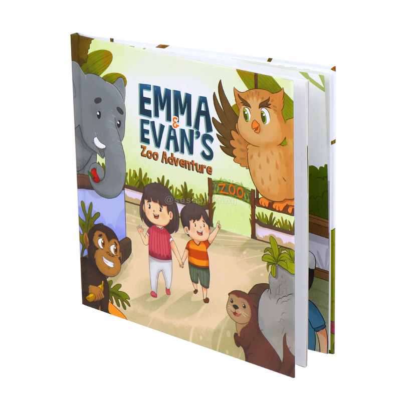 Hardcover Educational Kids Book Custom Children Picture Book