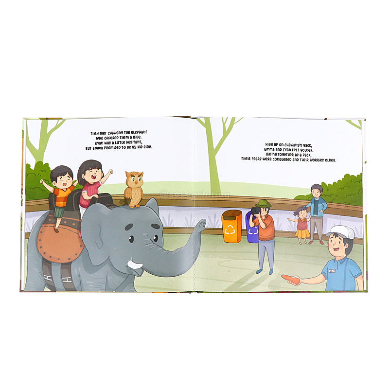 Hardcover Educational Kids Book Custom Children Picture Book