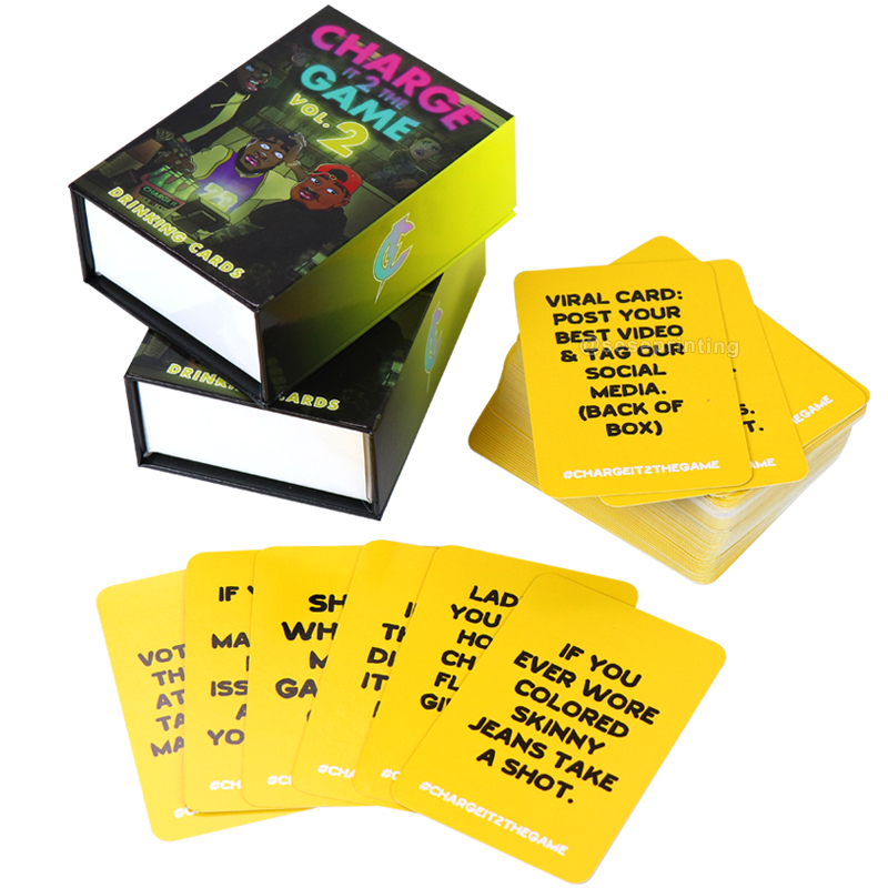 Custom Printed Party Drinking Card Game Couples Drunk Night Card