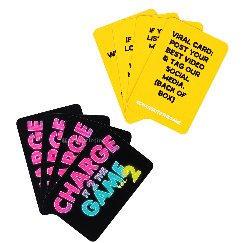 Custom Printed Party Drinking Card Game Couples Drunk Night Card