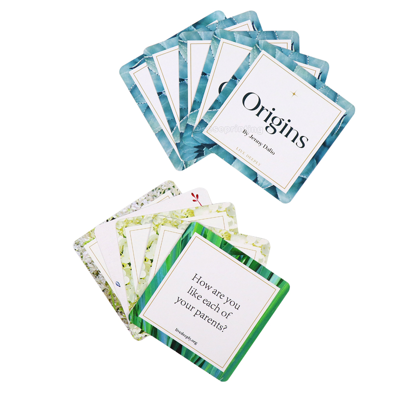 Custom Couples Conversation Cards Square Card Game Manufacturer