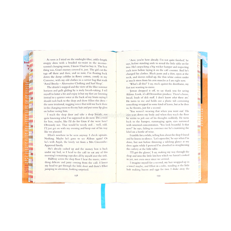 Custom Hardcover Novel Book Sprayed Edges Collect Book Printing