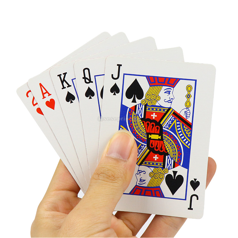 Art Paper Poker Cards for Adult Custom Card Game Printing