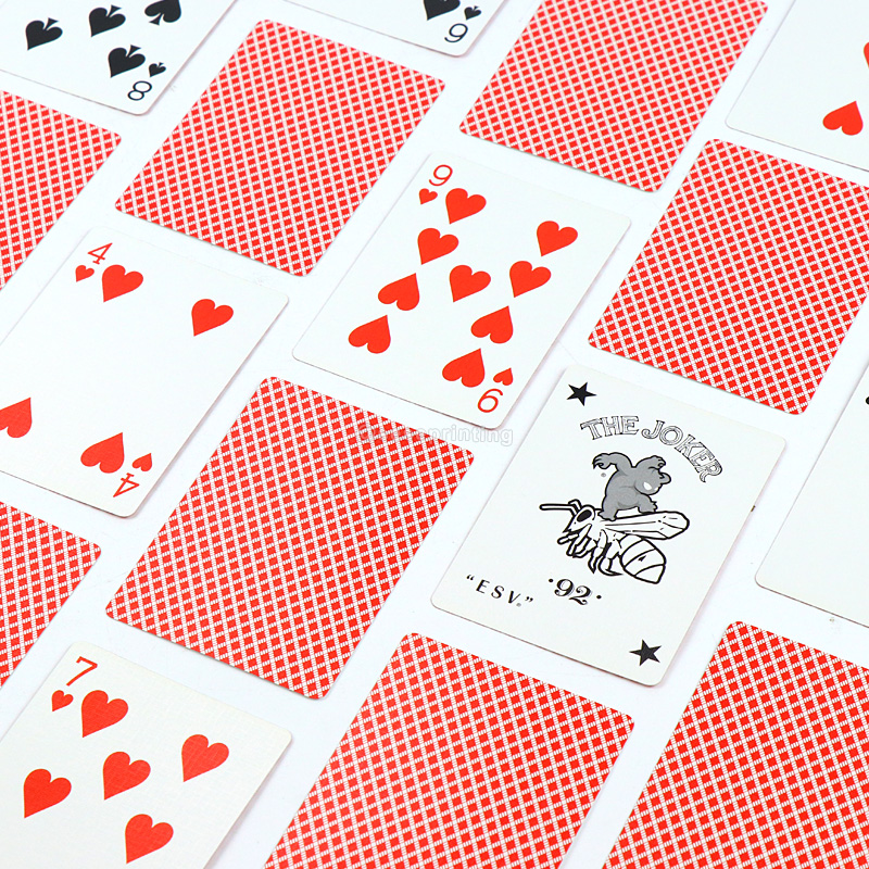 Art Paper Poker Cards for Adult Custom Card Game Printing