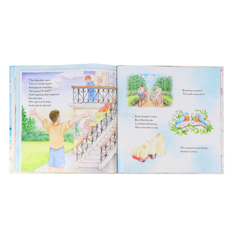 Custom Printing Hardcover Children Bedtime Story Book for Kids