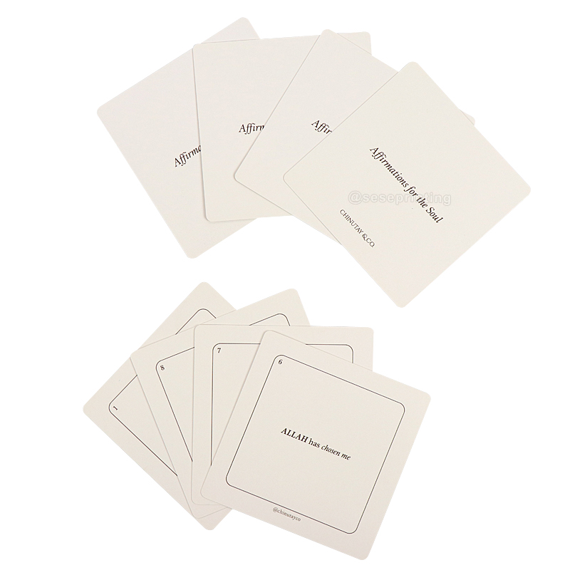 Custom Inspiration Card Printing Affirmation Cards Games