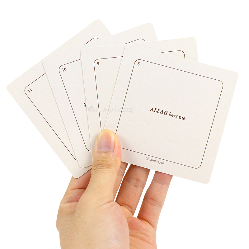 Custom Inspiration Card Printing Affirmation Cards Games