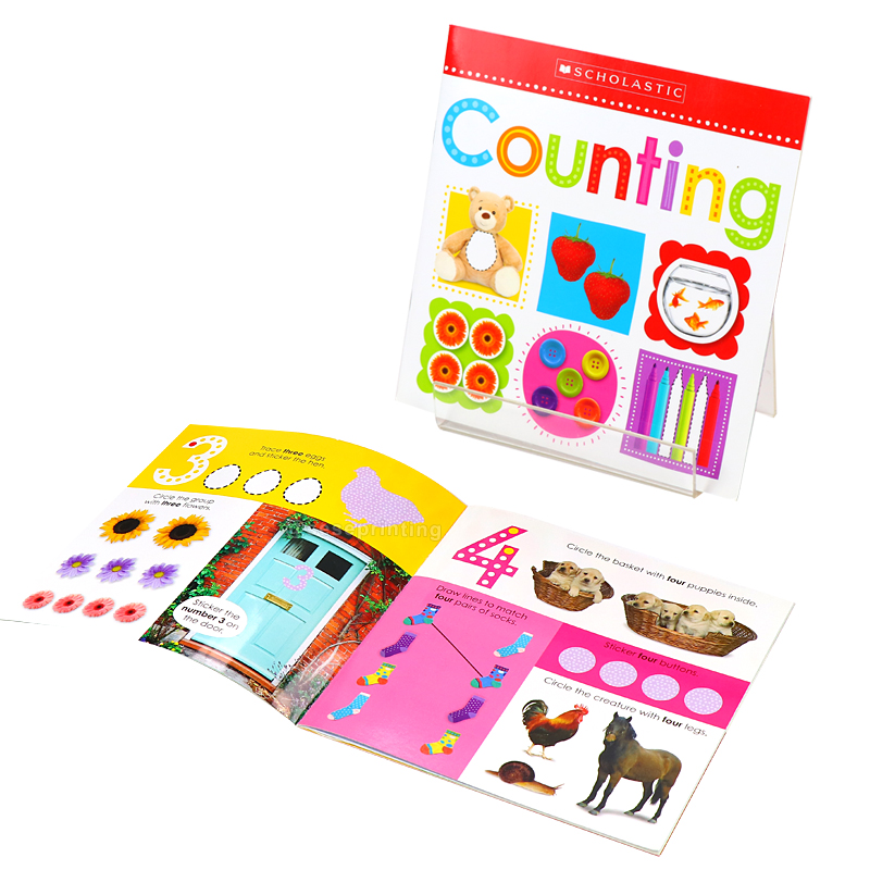 My First Early Learning Book Custom Kids Sticker Book Printing