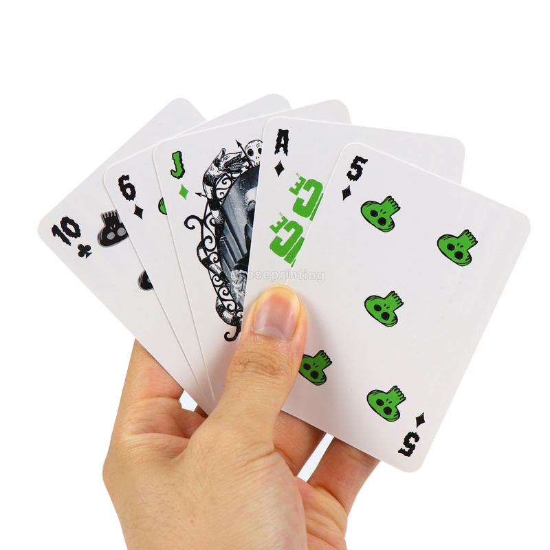 Printing Front and Back Playing Poker Cards Games Manufacturer