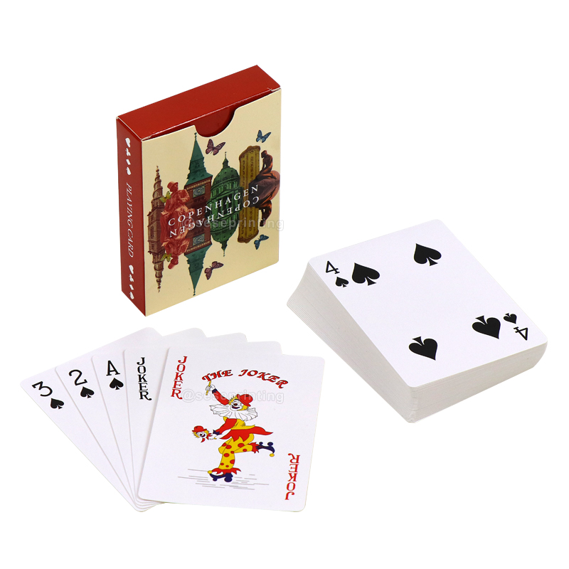 Front and Back Printed Cards Games Custom 63*88 Poker Card