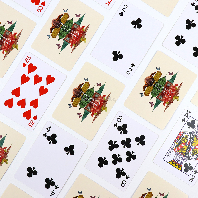 Front and Back Printed Cards Games Custom 63*88 Poker Card