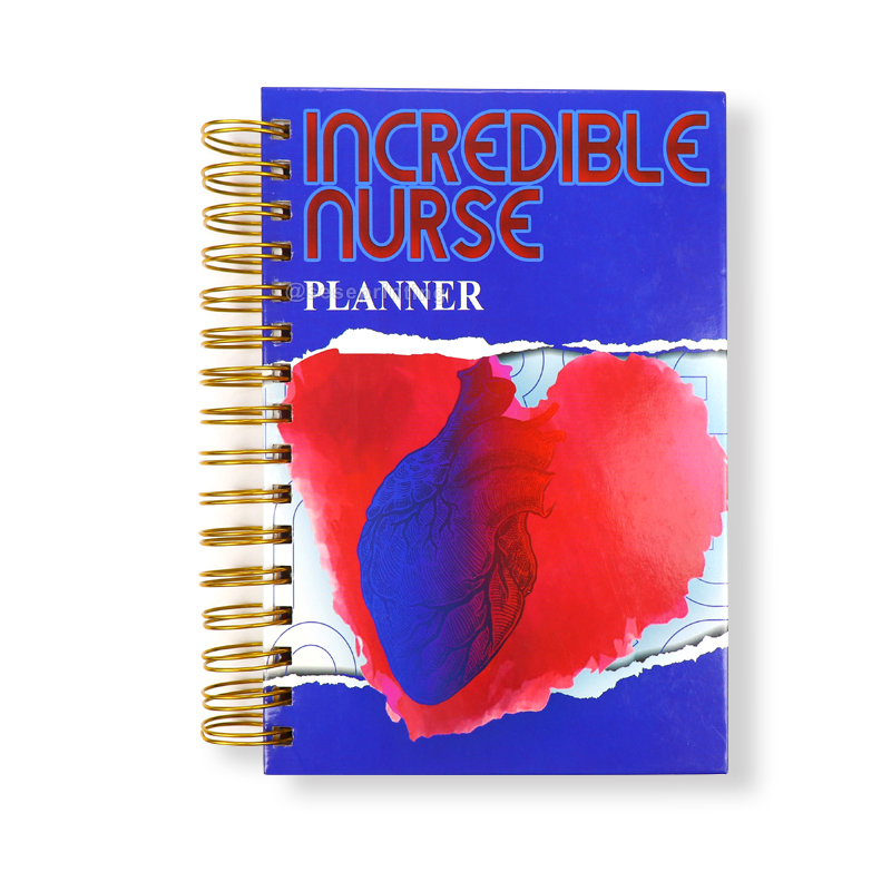 Spiral Hardcover Journals Notebooks Custom Printing Nurse Planner