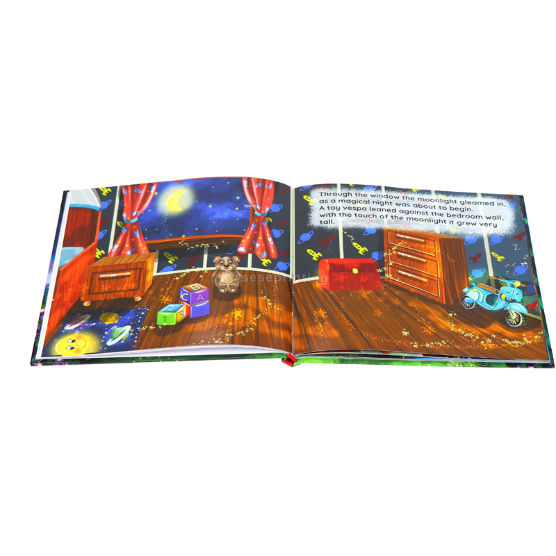 Custom Kids Story Books Hardcover Children Picture Book Printed