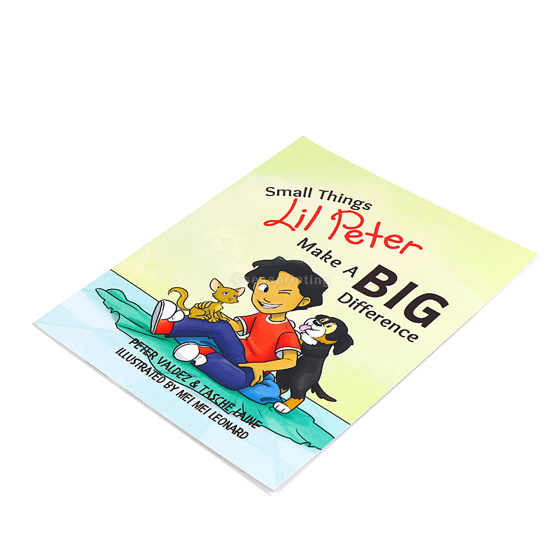 Paperback Book Printing Custom Coloring Kids Illustration Book