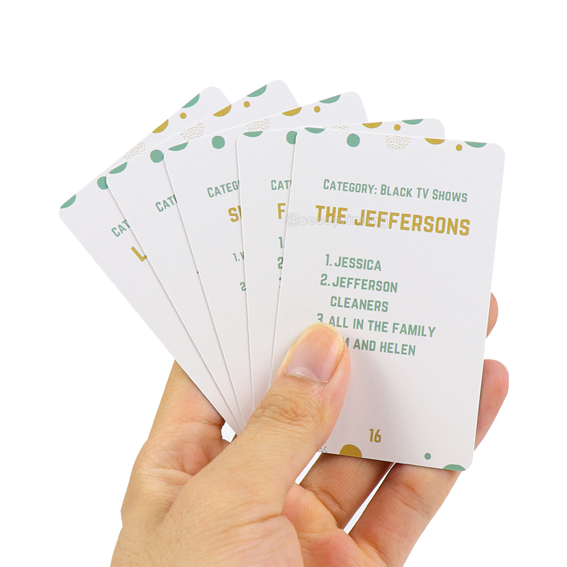 Custom Card Game Printing Quotes Cards Positive Affirmation Cards