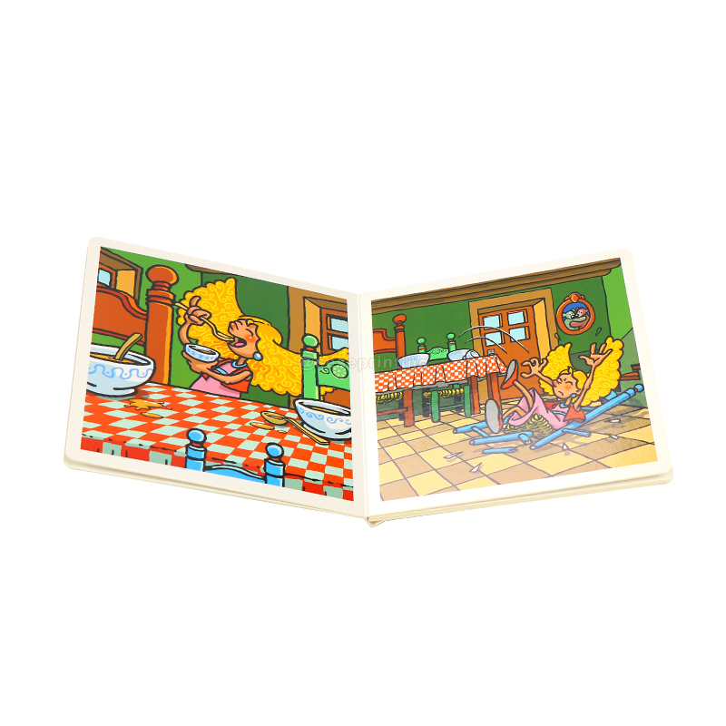 Custom Children Book Printing Kids Learning Story Cardboard Book