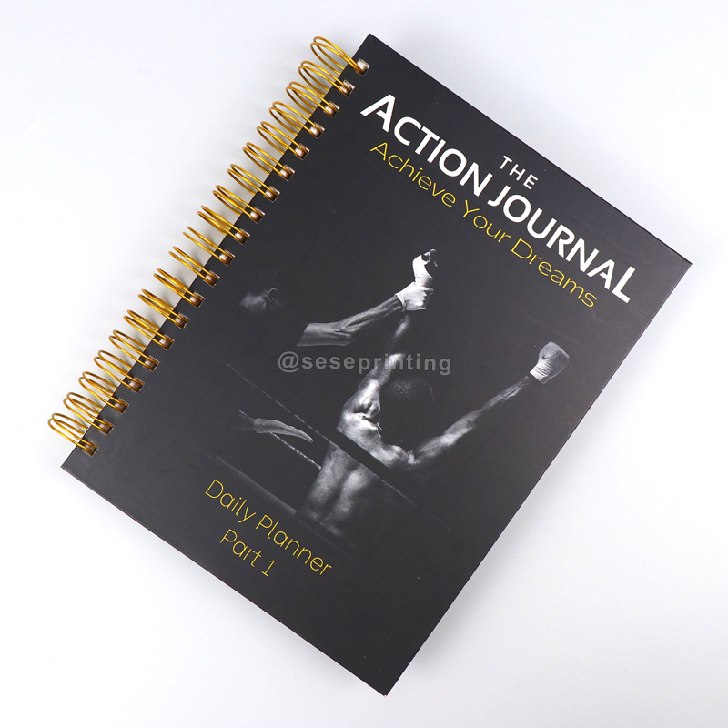 A5 Notebook Customized Daily Journal Spiral Planner Printing