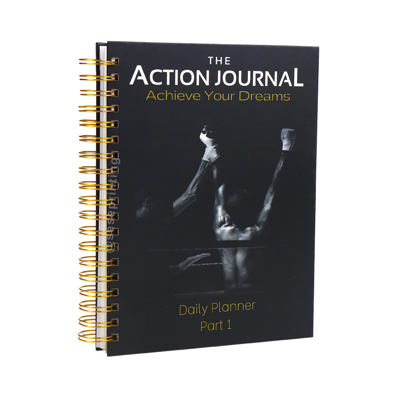 A5 Notebook Customized Daily Journal Spiral Planner Printing